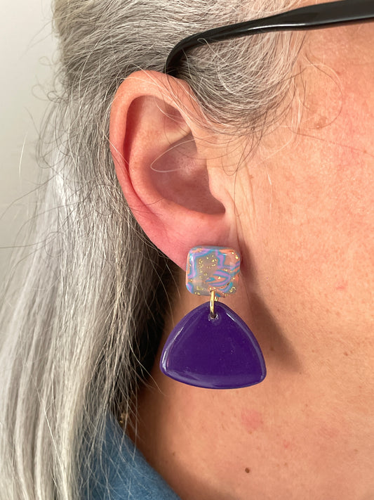 Boucles d’oreilles Prune