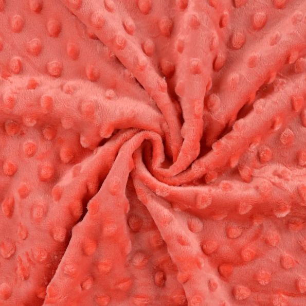 Couverture minky brodée