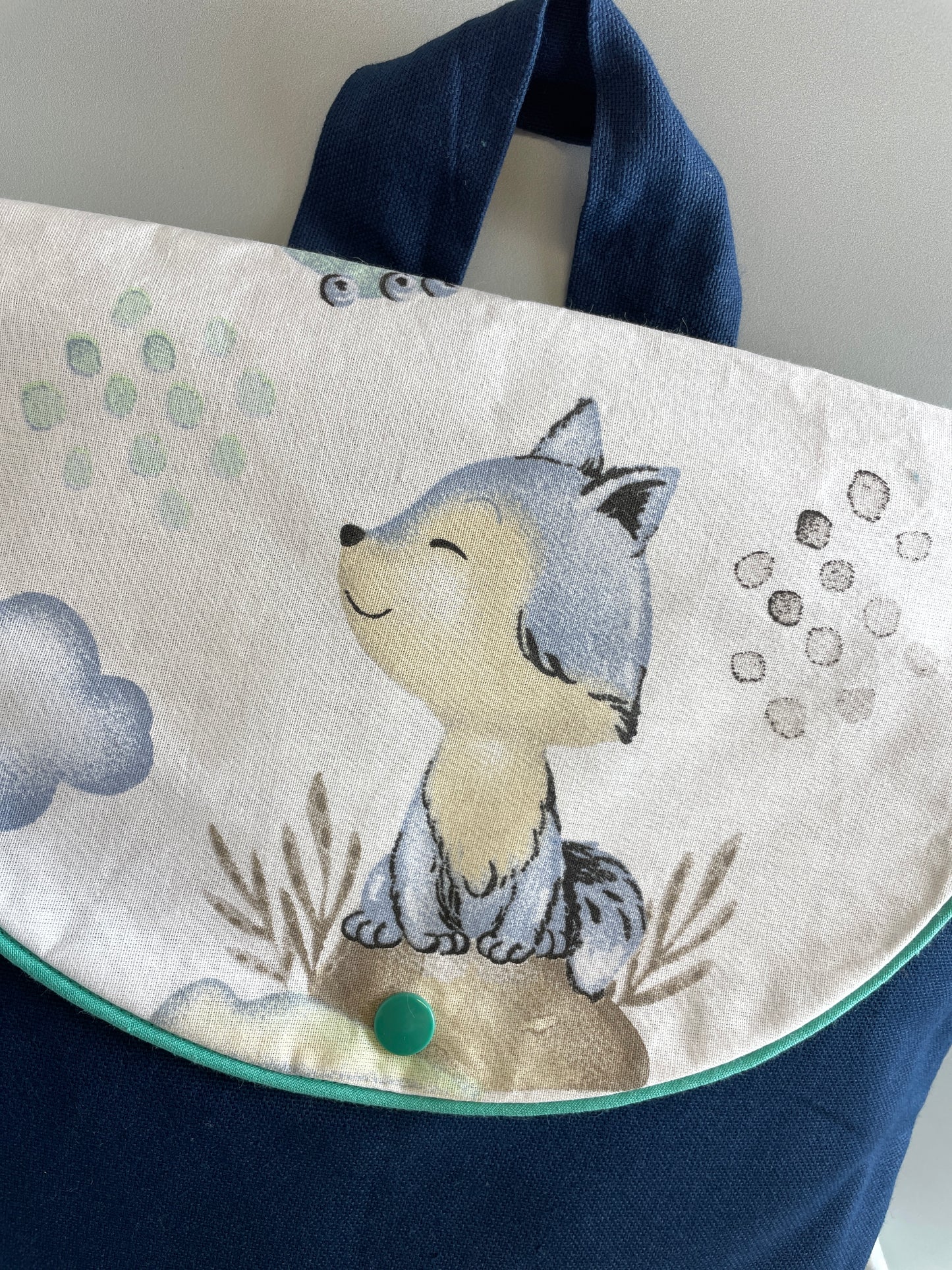 Mon sac à dos Renard bleu