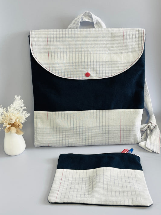 Sac à dos et trousse Cahier