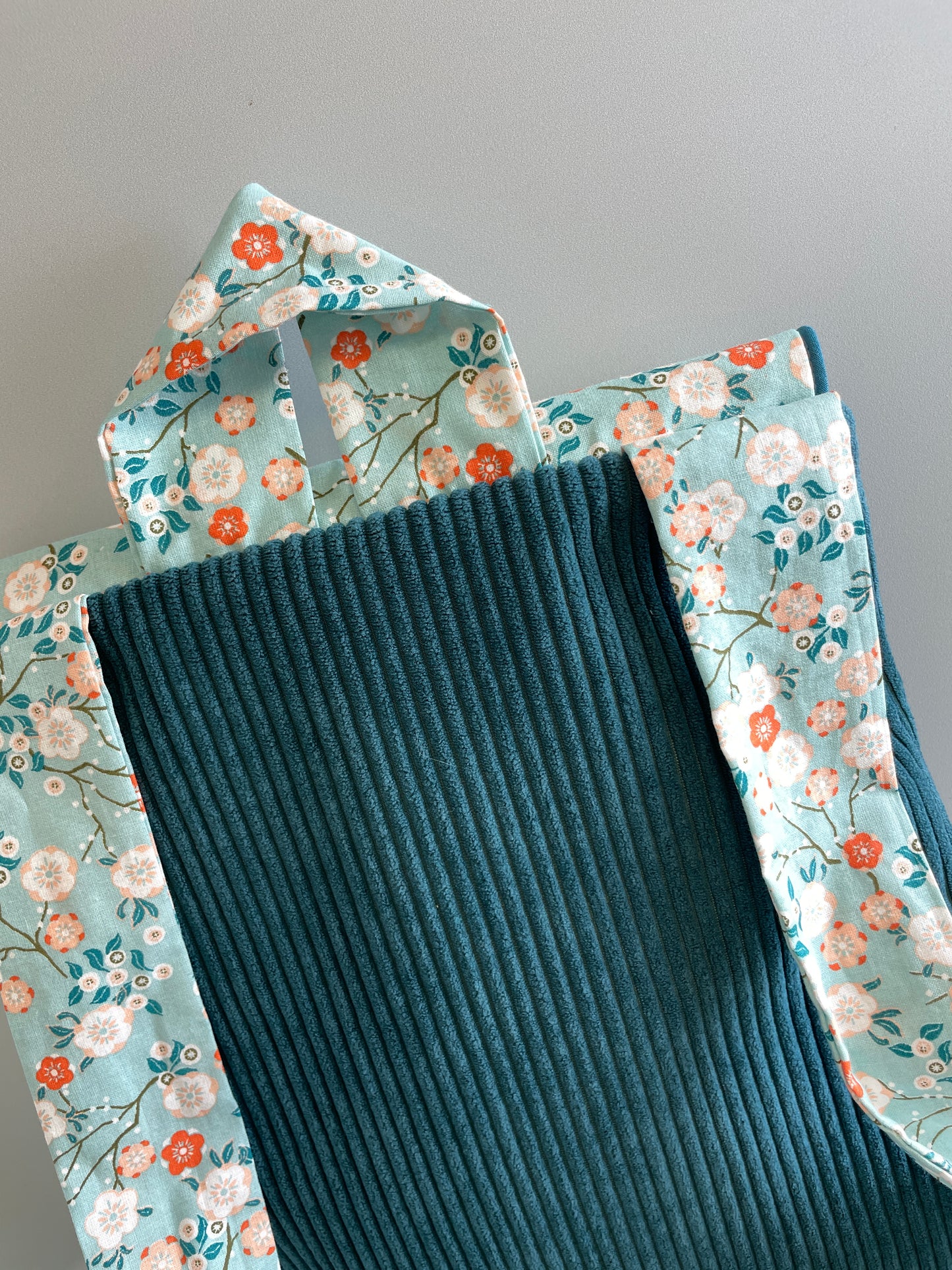 Mon sac à dos Fleurs bleues