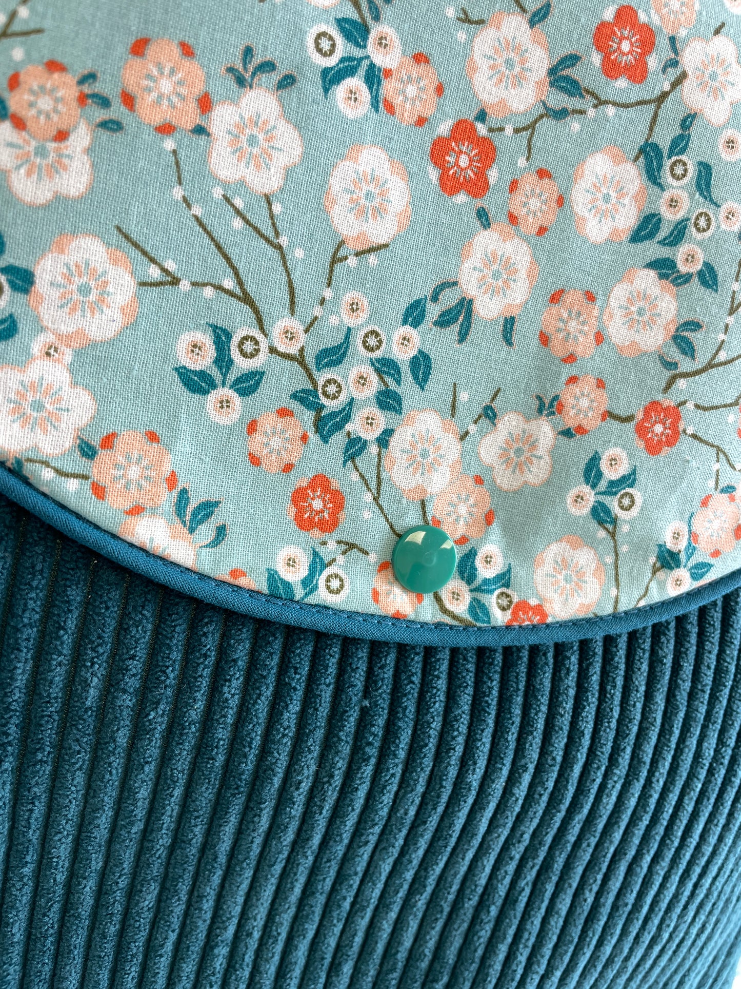 Mon sac à dos Fleurs bleues