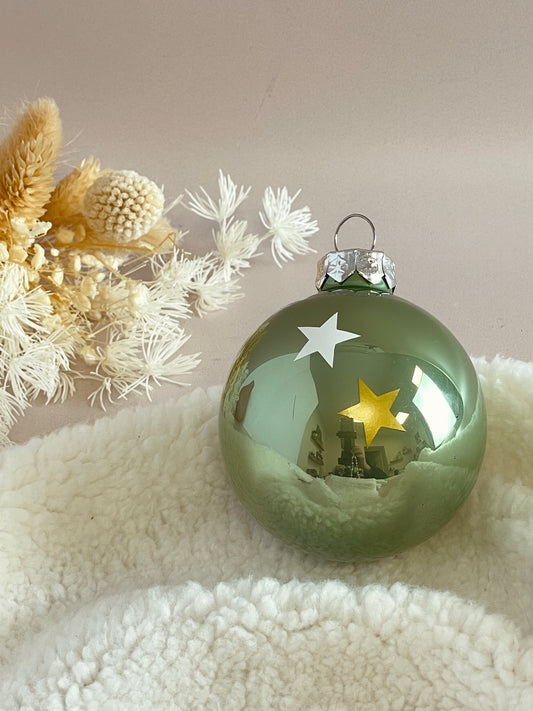 Boule de Noël vert clair