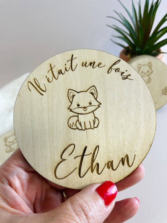 Cartes étapes en bois