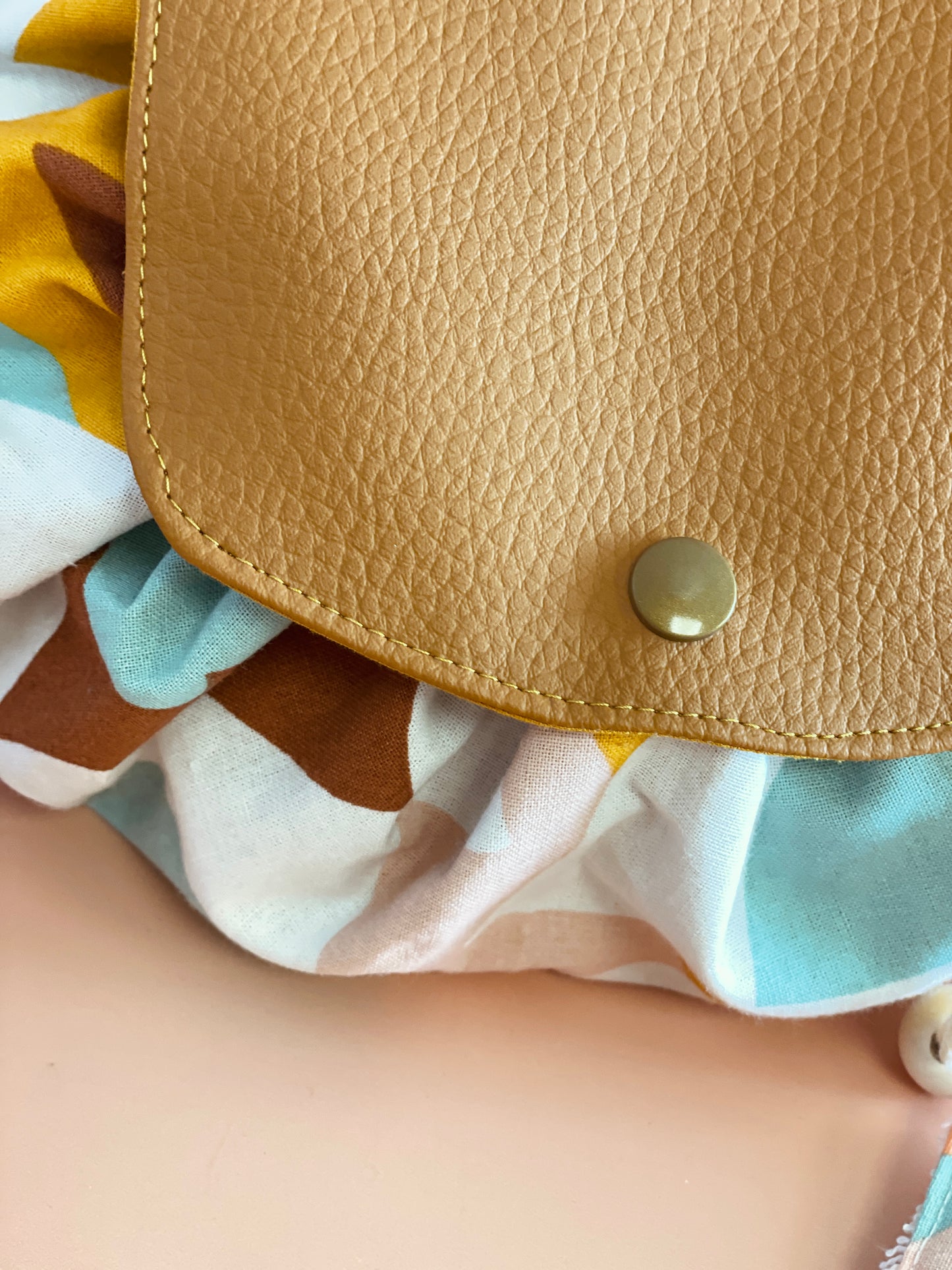 Trousse bourse camel