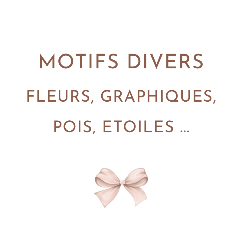 Motifs divers (graphiques, fleurs…)
