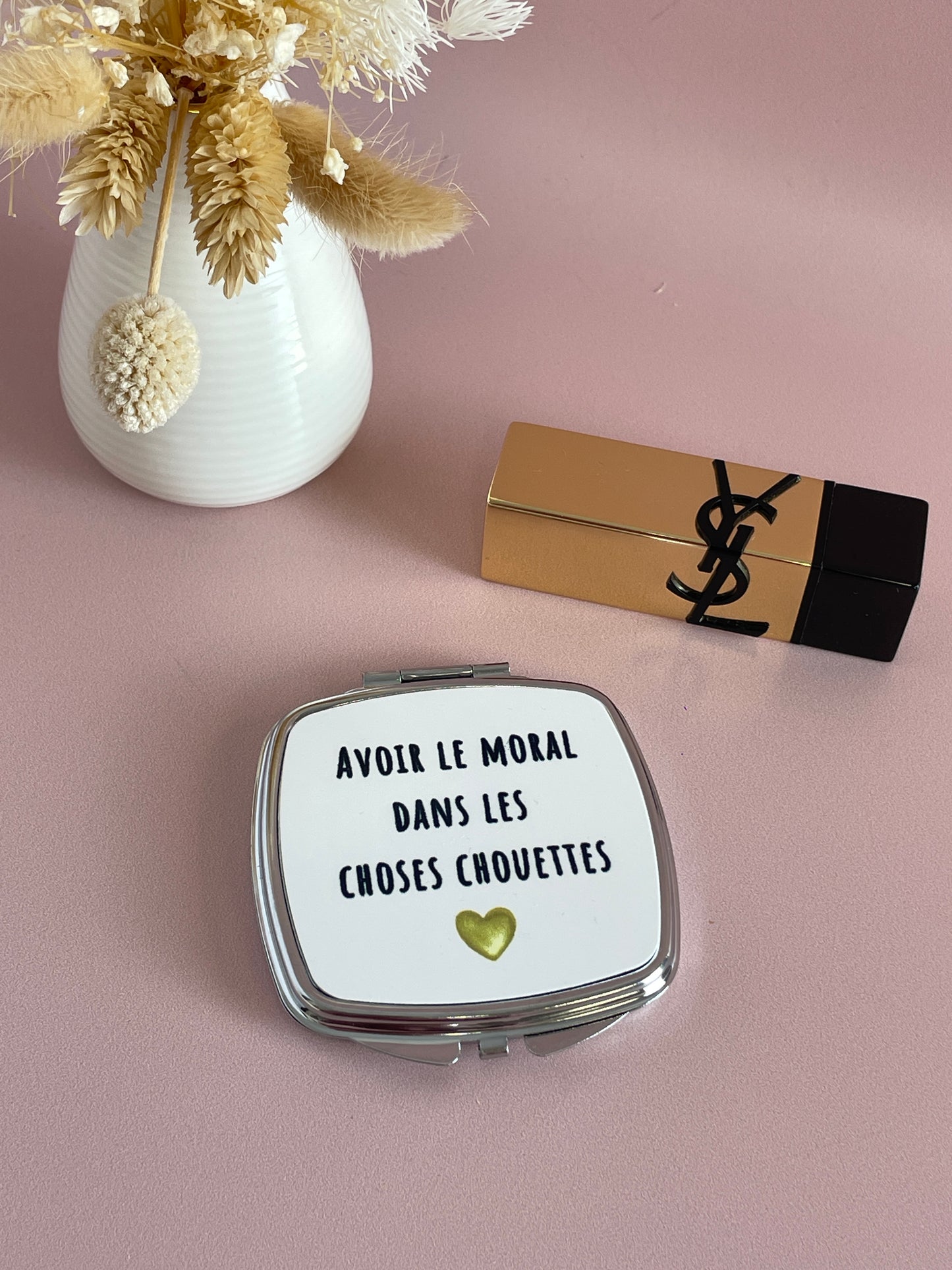 Miroir de poche à personnaliser