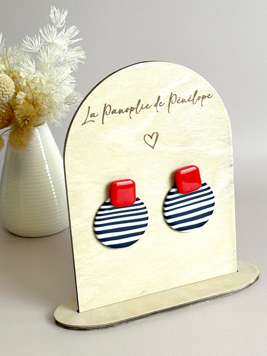Boucles d’oreilles Marine
