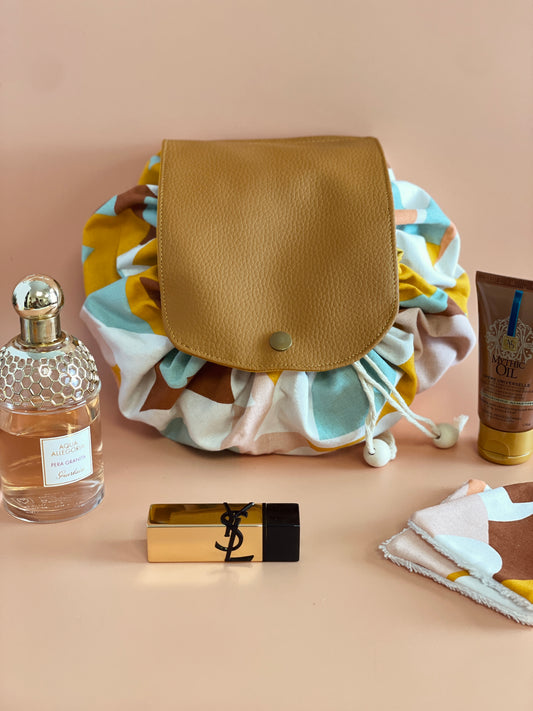 Trousse bourse camel