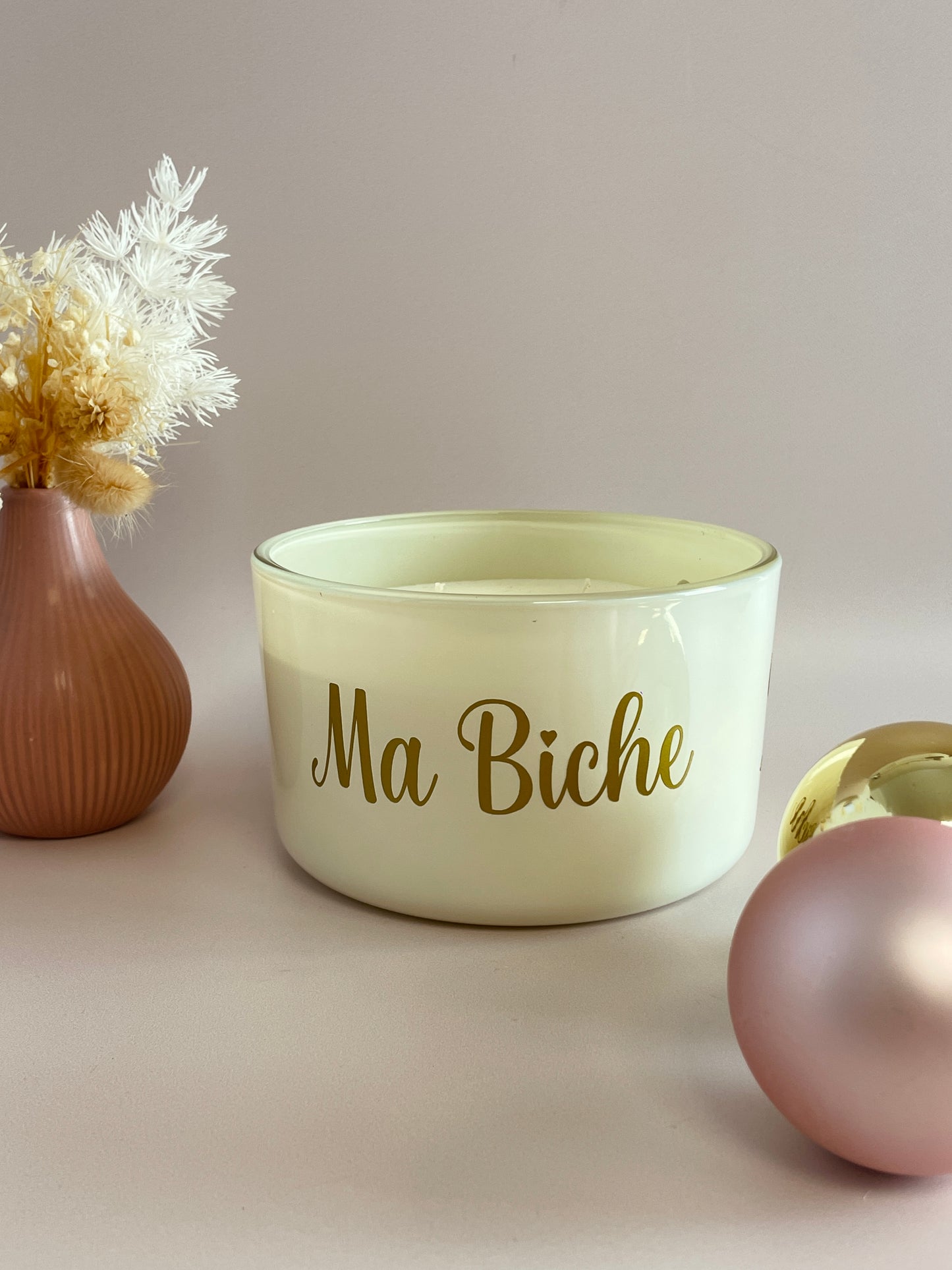 Bougie personnalisée