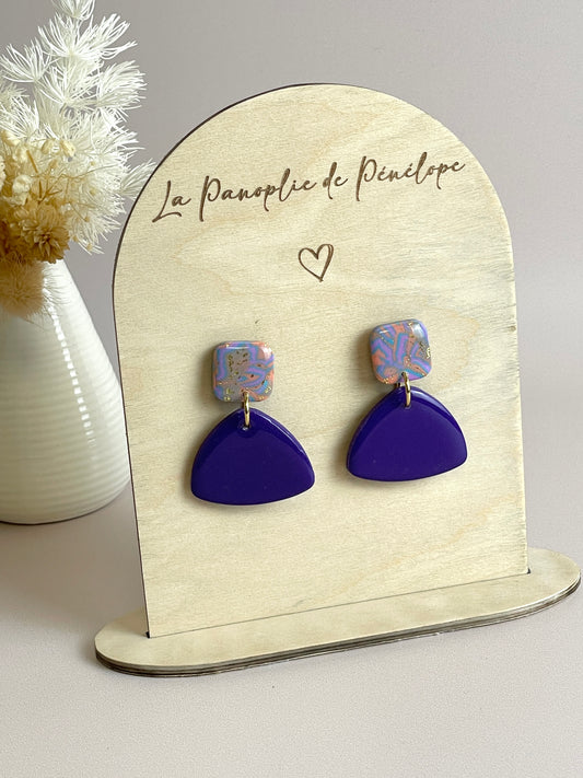 Boucles d’oreilles Prune