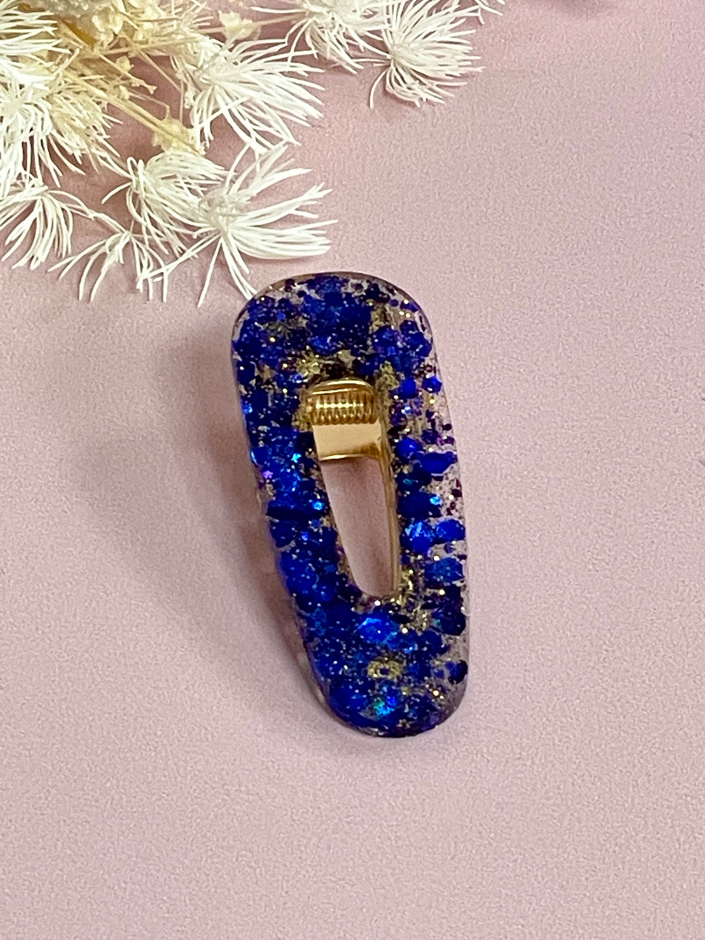Barrette paillettes colorées