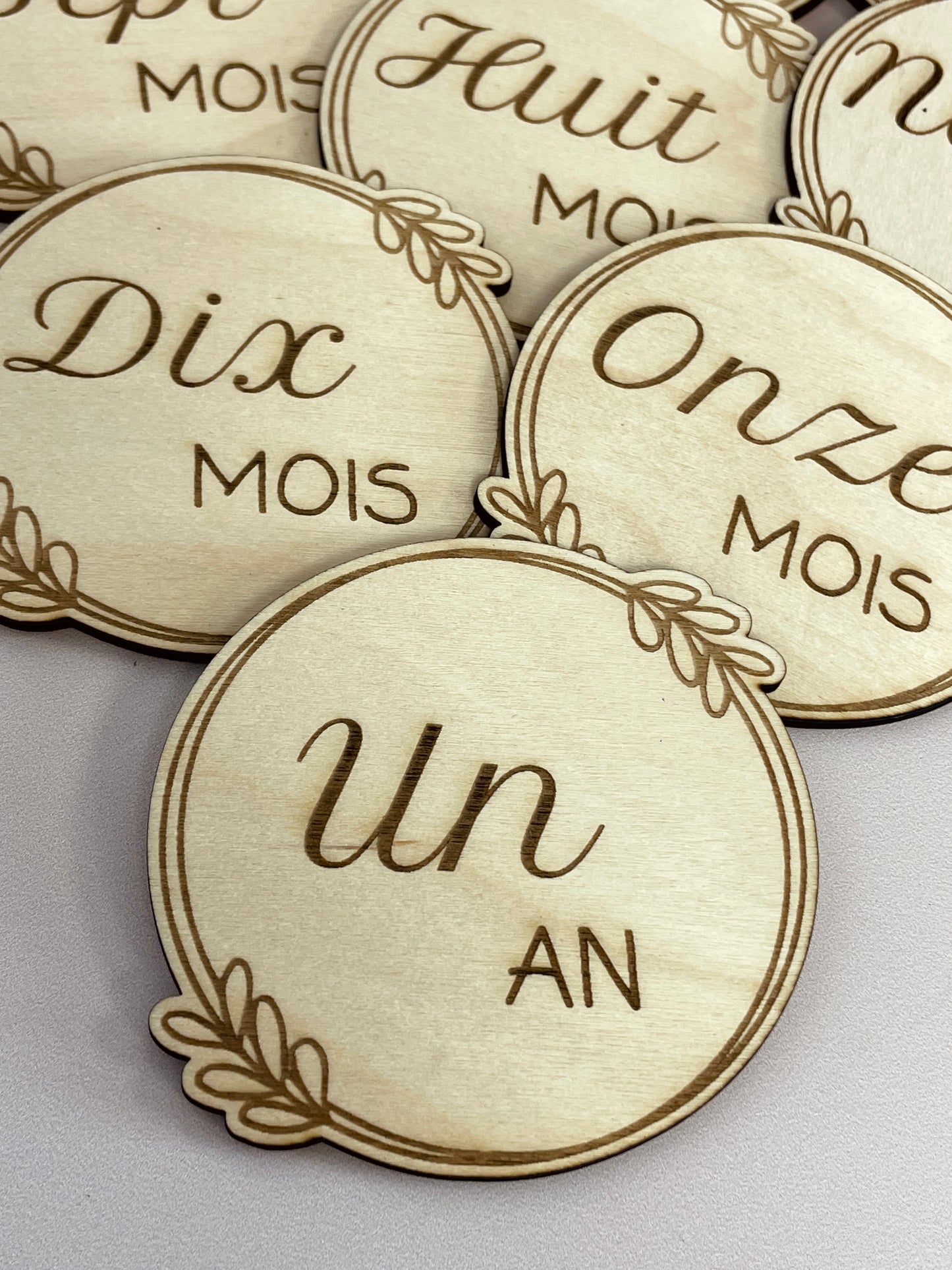 Cartes étapes en bois