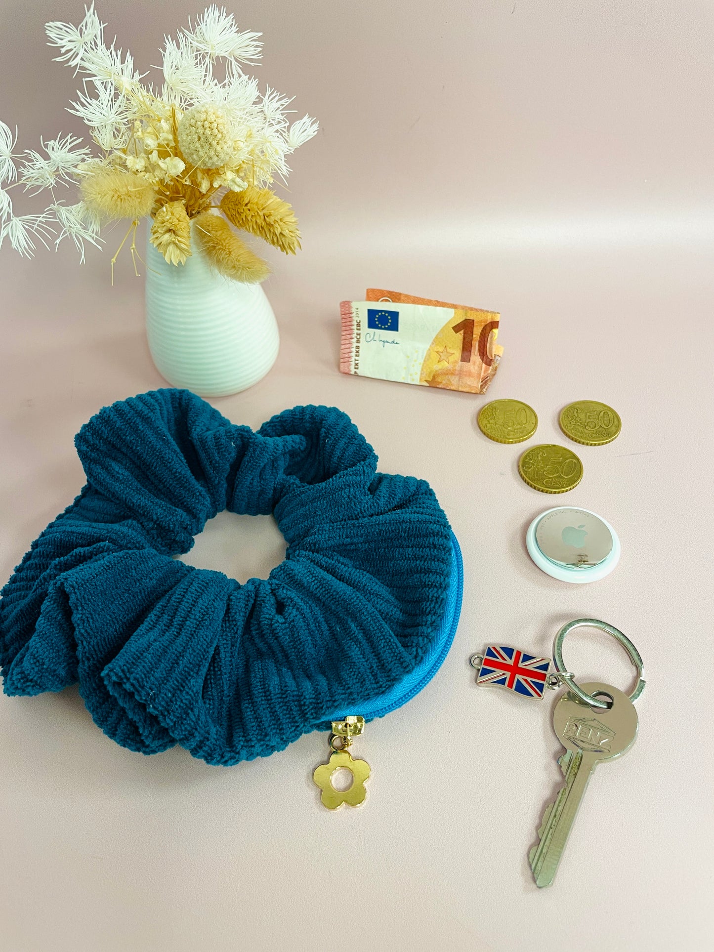 Secret Chouchou velours – Le chouchou avec poche zippée