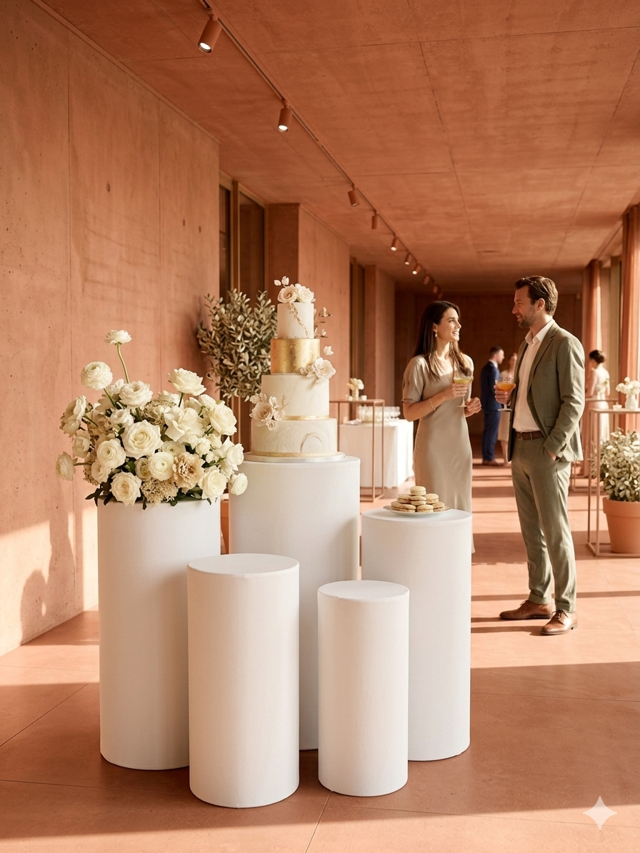 Location Colonnes décoratives avec housses