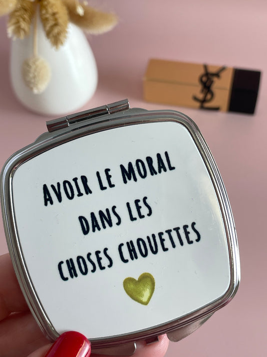 Miroir de poche à personnaliser