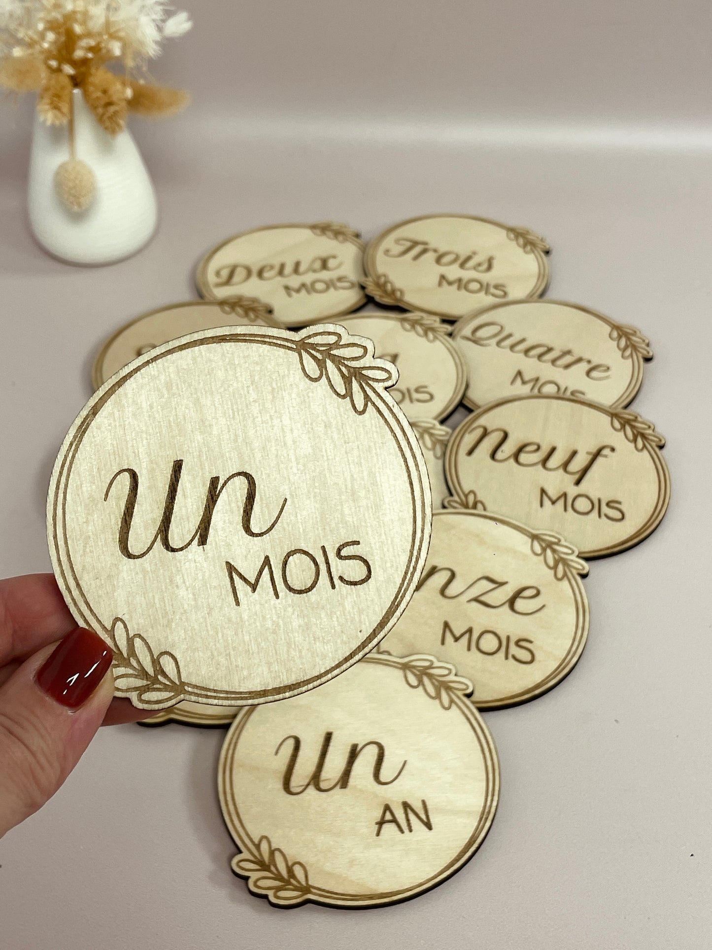 Cartes étapes en bois