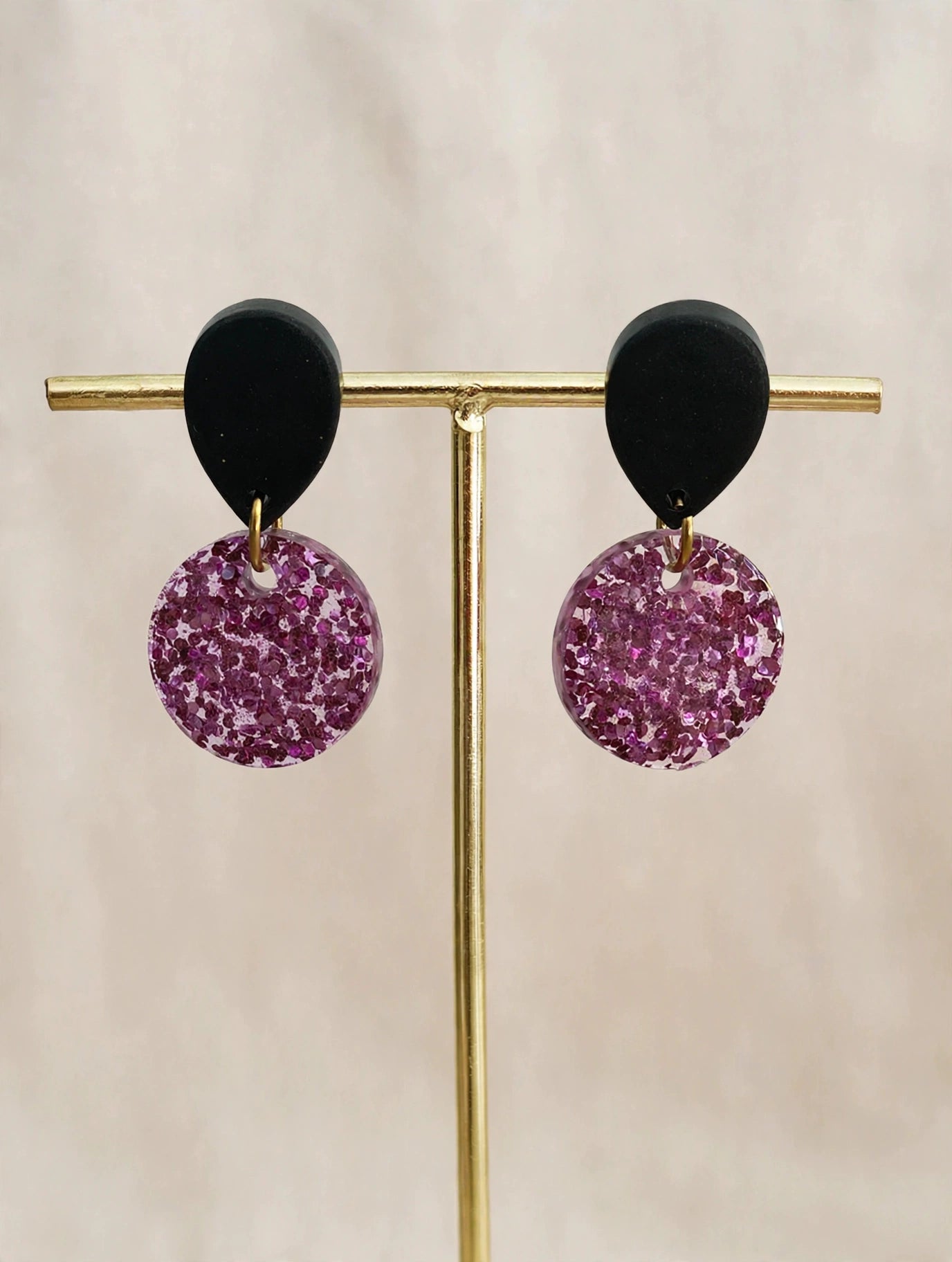 Boucles d’oreilles Emma roses