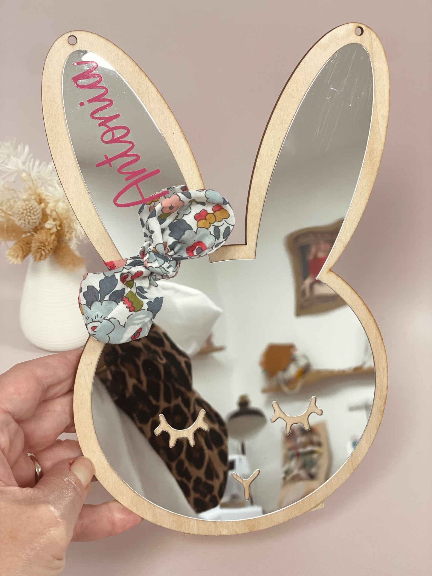 Miroir Lapinou personnalisé