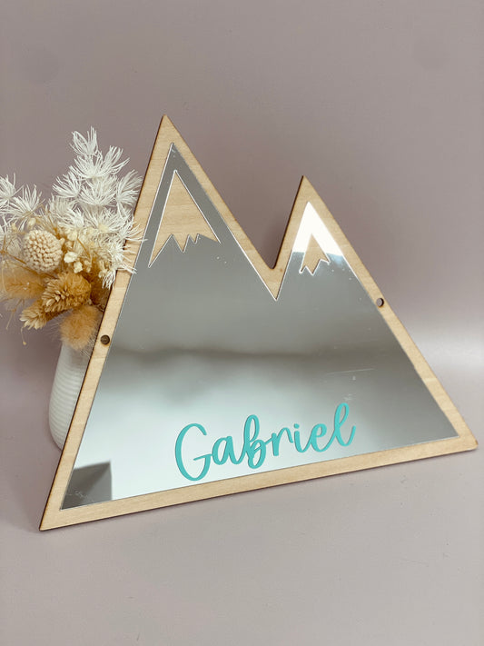 Miroir Montagne personnalisé