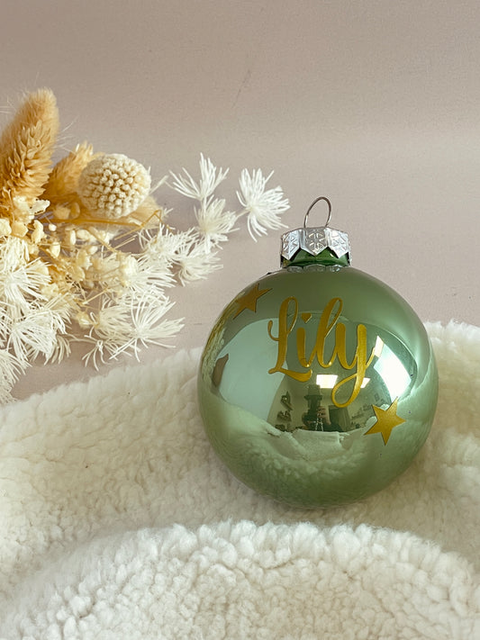 Boule de Noël vert clair