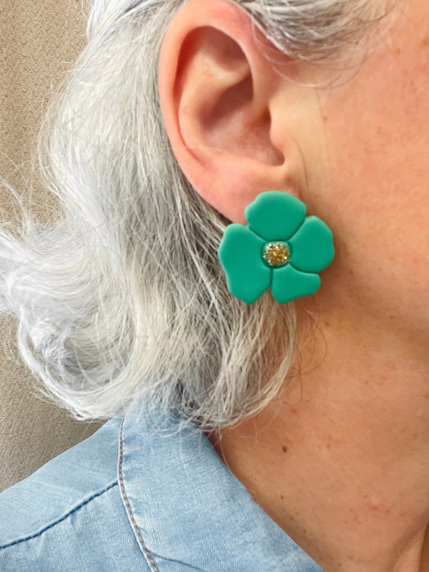 Boucles d’oreilles Vittoria dorées ou argentées