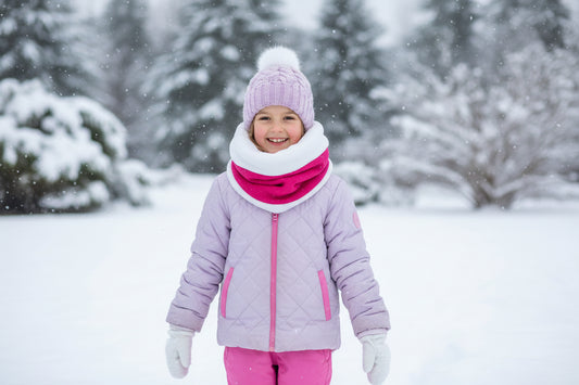 Snood rose à personnaliser