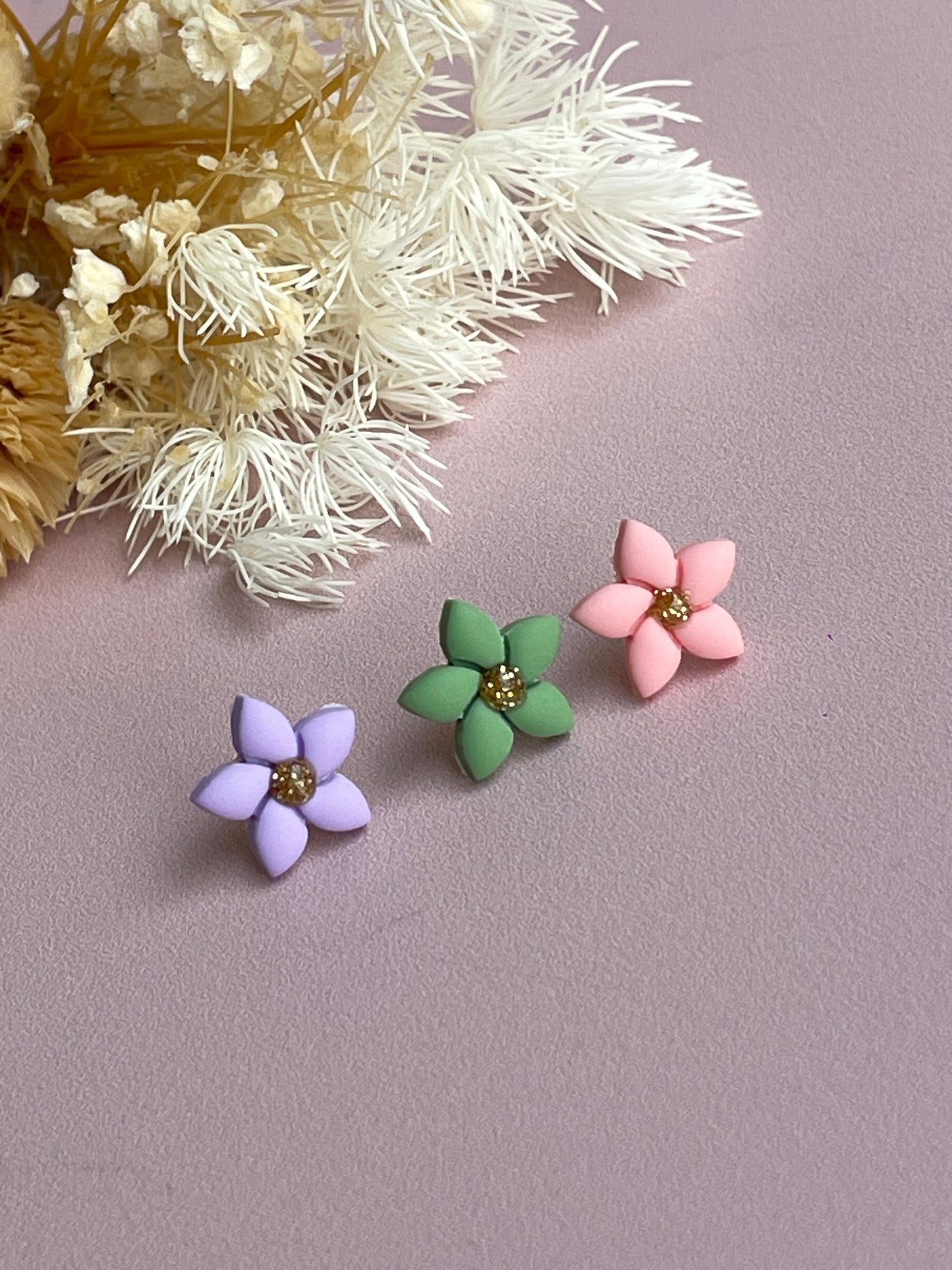 Boucles d’oreilles Mon trio douceur pastel