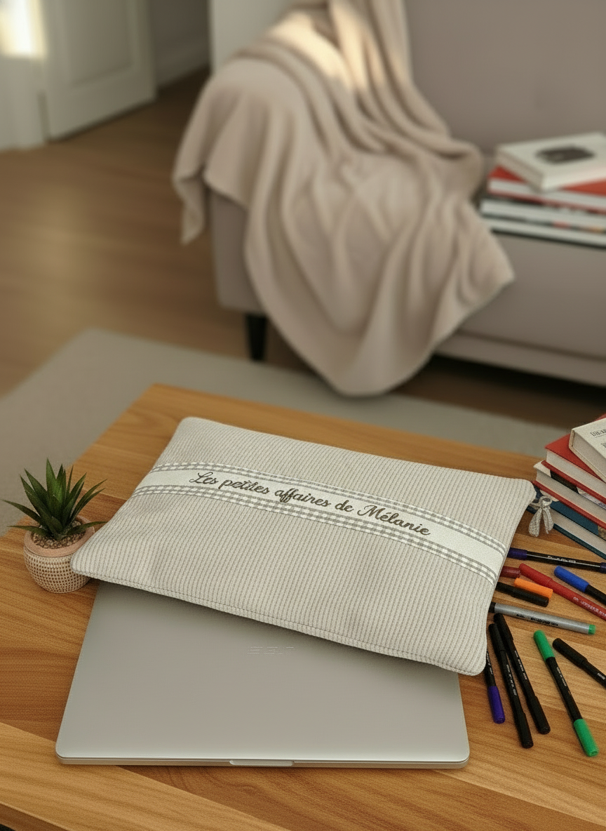 Pochette ordinateur PC Vichy