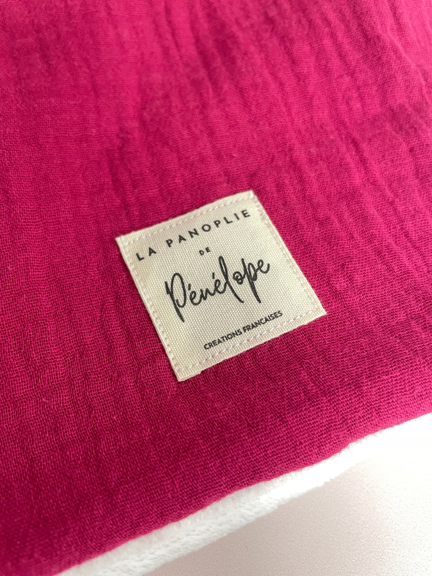 Snood rose à personnaliser