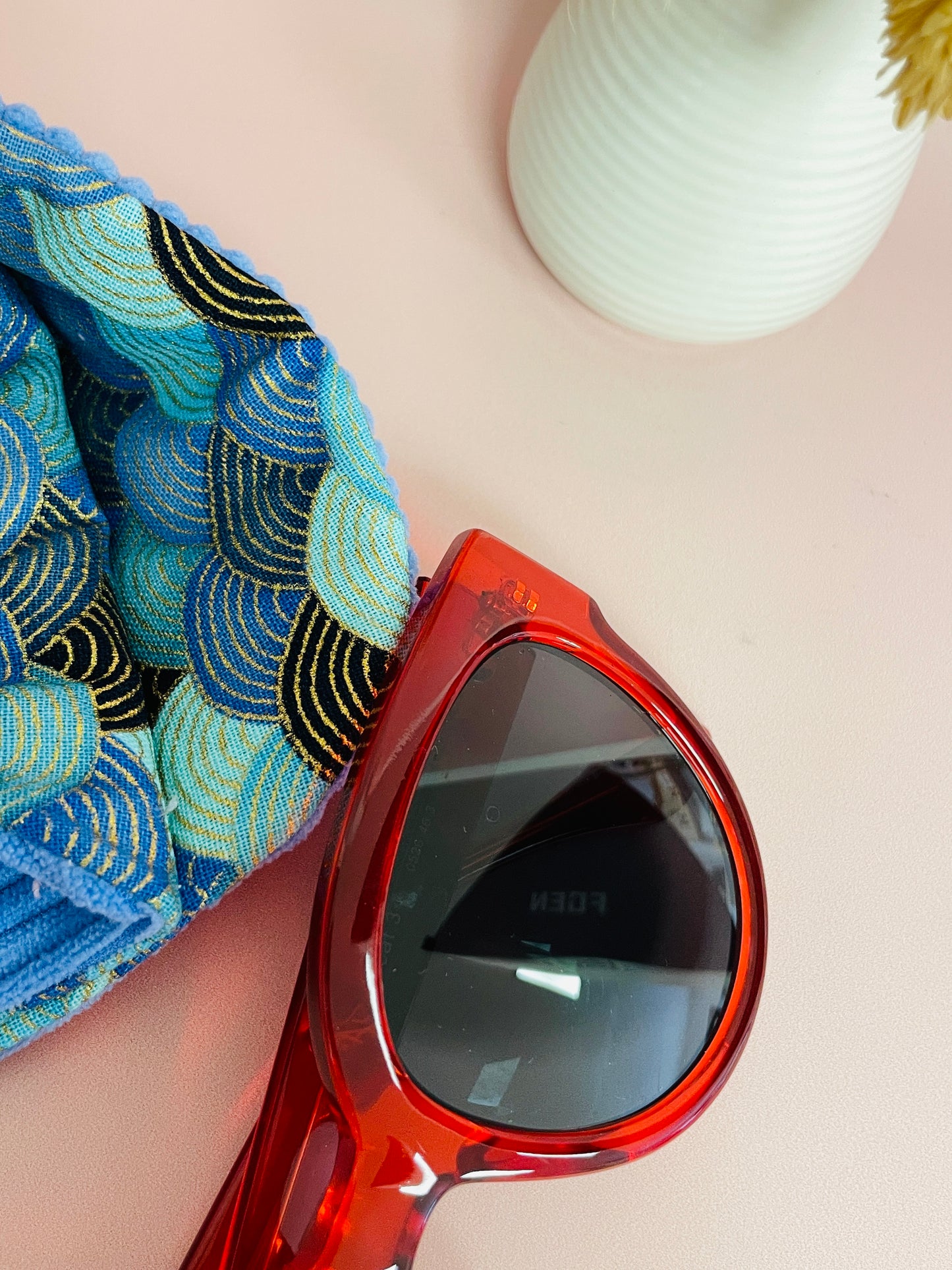 Étui Lunettes en velours molletonné