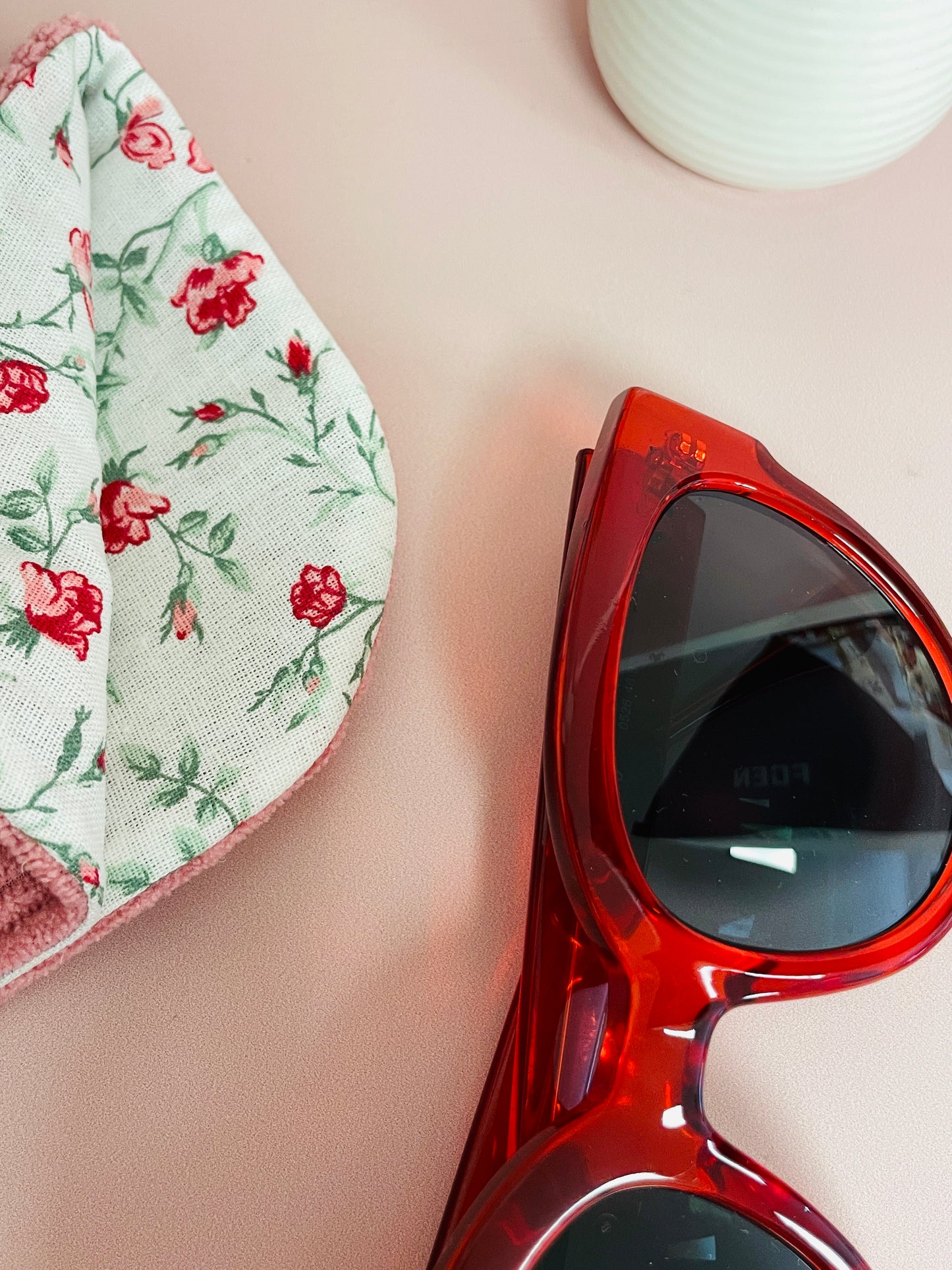 Étui Lunettes en velours molletonné