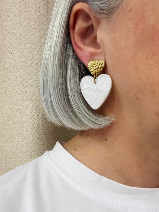 Boucles d’oreilles nacrées Jeanne