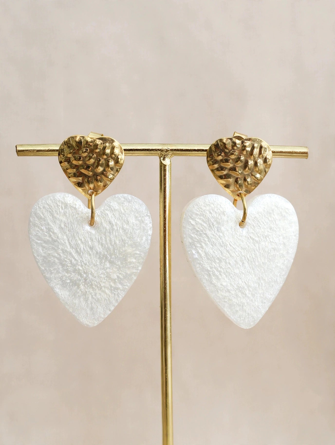 Boucles d’oreilles nacrées Jeanne