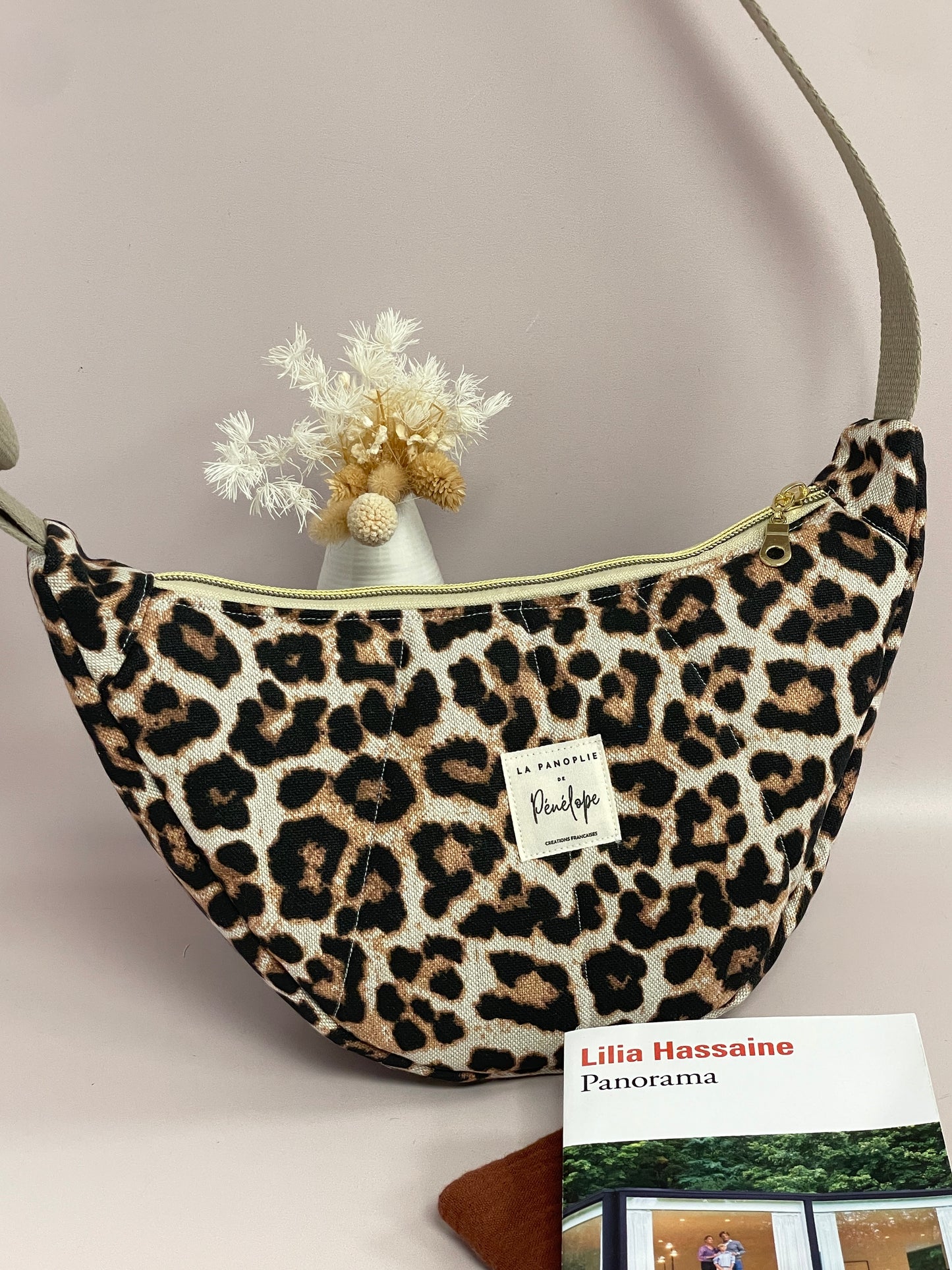 Sac demi lune Léopard 2 formats