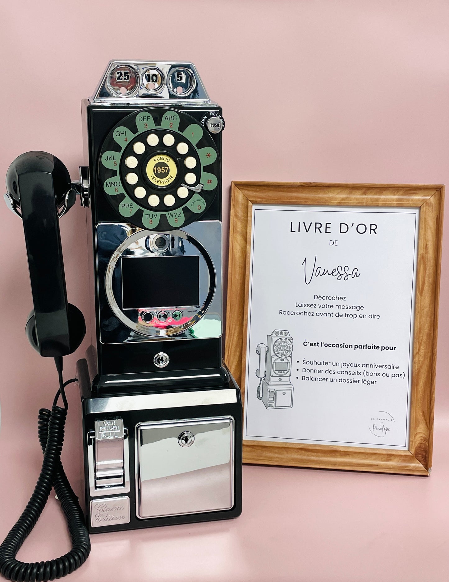 Location Cabine téléphonique Livre d'or audio & vidéo
