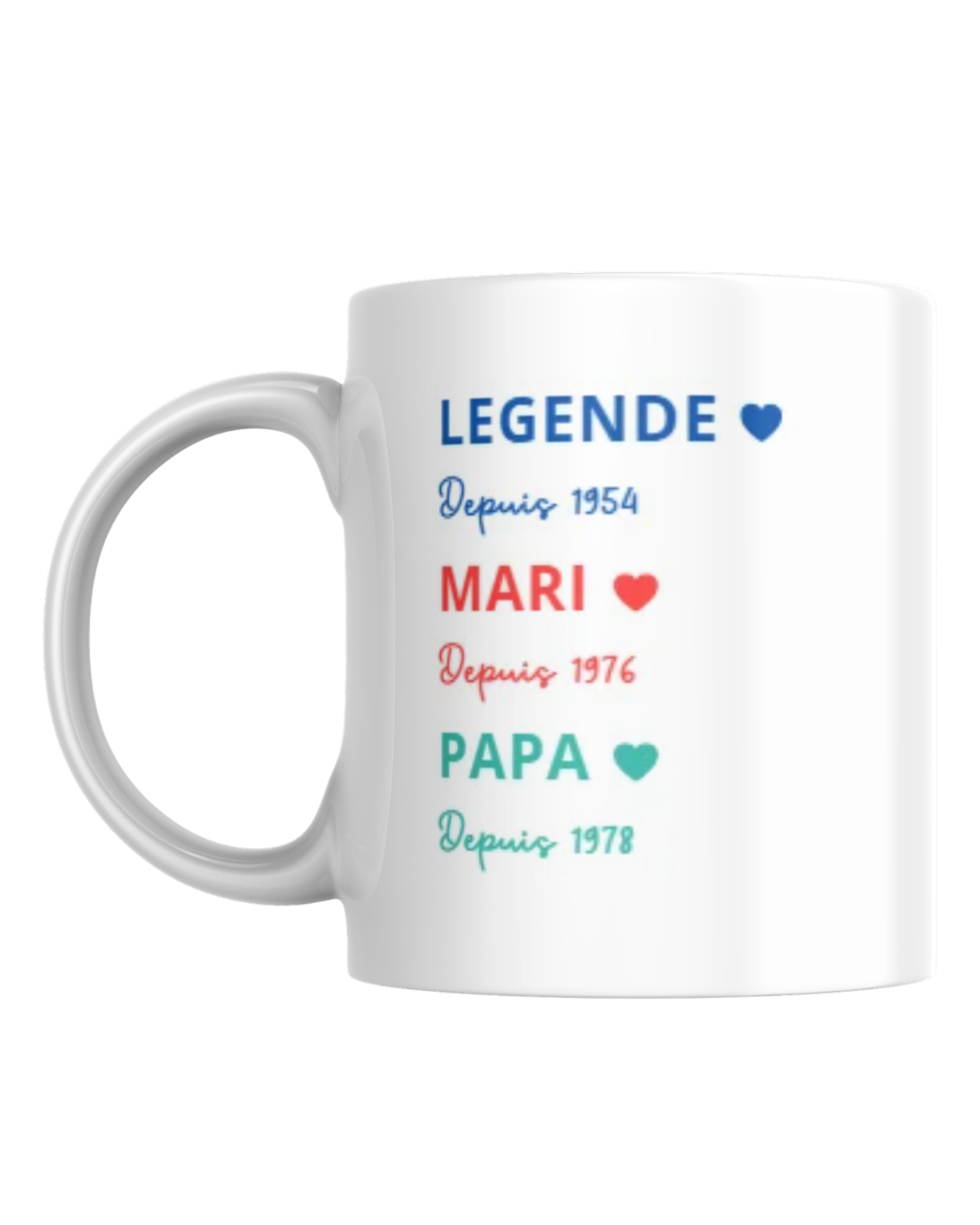 Mug  Légende Fête des Pères
