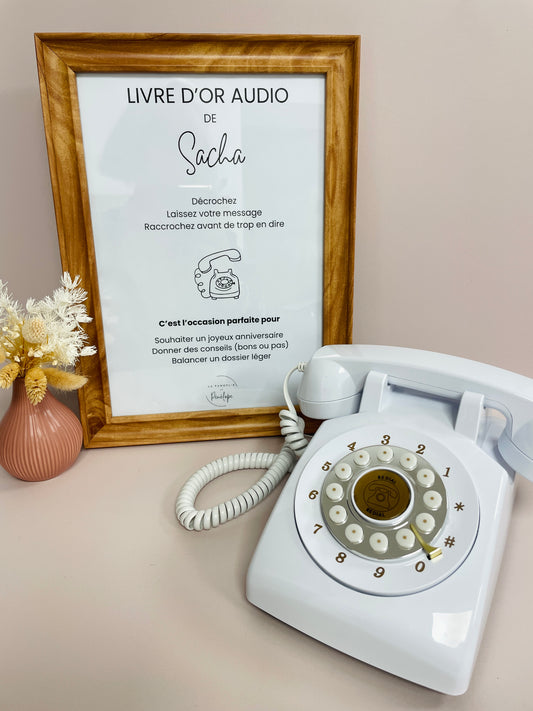 Location Téléphone Livre d'or audio