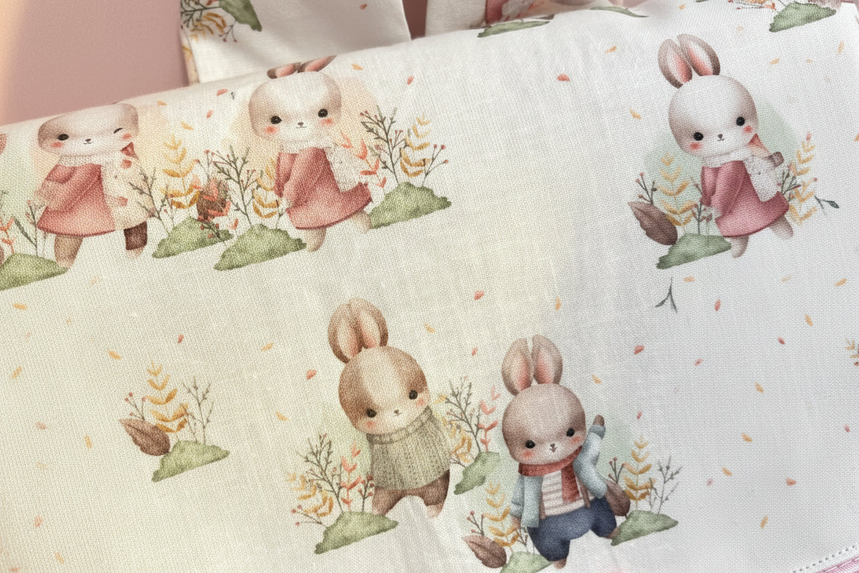 Sac à Dos Maternelle Personnalisé – Jean, Motif Lapin