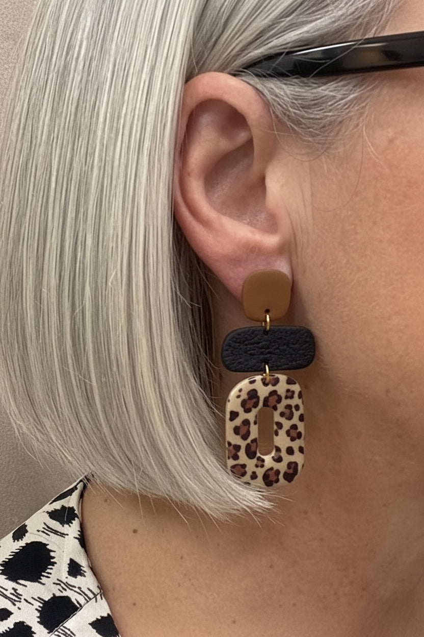 Boucles d’oreilles Safari Chic