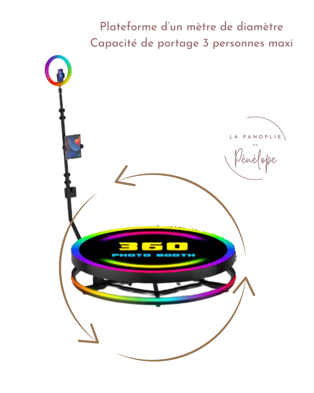 Location Vidéobooth (Photobooth 360 / Spinner 360)
